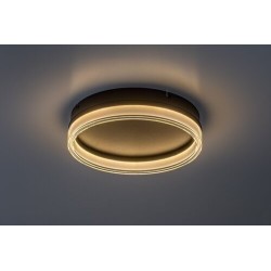 Lubinis šviestuvas Seraphiel LED 18W 3000-6500K CCT keičiama balta spalva (Juoda)