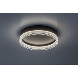 Lubinis šviestuvas Seraphiel LED 18W 3000-6500K CCT keičiama balta spalva (Juoda)