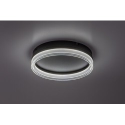 Lubinis šviestuvas Seraphiel LED 18W 3000-6500K CCT keičiama balta spalva (Juoda)