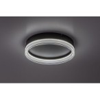 Lubinis šviestuvas Seraphiel LED 18W 3000-6500K CCT keičiama balta spalva (Juoda)