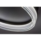 Lubinis šviestuvas Seraphiel LED 18W 3000-6500K CCT keičiama balta spalva (Juoda)