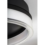 Lubinis šviestuvas Seraphiel LED 18W 3000-6500K CCT keičiama balta spalva (Juoda)
