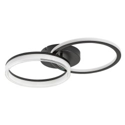 Lubinis šviestuvas Seraphiel LED 38W 3000-6500K CCT keičiama balta spalva (Juoda)