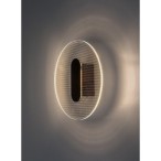 Sieninis šviestuvas Norael LED 6W 3000K Šilta balta (Juoda)