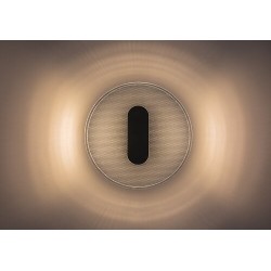 Sieninis šviestuvas Norael LED 6W 3000K Šilta balta (Juoda)