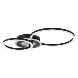 Lubinis šviestuvas Lureo LED 24W 3000-6500K CCT keičiama balta spalva (Juoda)