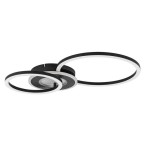 Lubinis šviestuvas Lureo LED 24W 3000-6500K CCT keičiama balta spalva (Juoda)