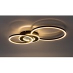 Lubinis šviestuvas Lureo LED 24W 3000-6500K CCT keičiama balta spalva (Juoda)