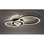 Lubinis šviestuvas Lureo LED 24W 3000-6500K CCT keičiama balta spalva (Juoda)