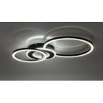 Lubinis šviestuvas Lureo LED 24W 3000-6500K CCT keičiama balta spalva (Juoda)