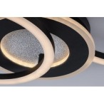 Lubinis šviestuvas Lureo LED 24W 3000-6500K CCT keičiama balta spalva (Juoda)