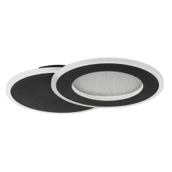 Lubinis šviestuvas Lureo LED 24W 3000-6500K CCT keičiama balta spalva (Juoda)