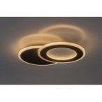 Lubinis šviestuvas Lureo LED 24W 3000-6500K CCT keičiama balta spalva (Juoda)