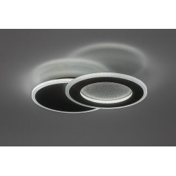 Lubinis šviestuvas Lureo LED 24W 3000-6500K CCT keičiama balta spalva (Juoda)