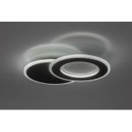 Lubinis šviestuvas Lureo LED 24W 3000-6500K CCT keičiama balta spalva (Juoda)