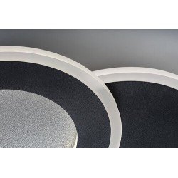 Lubinis šviestuvas Lureo LED 24W 3000-6500K CCT keičiama balta spalva (Juoda)