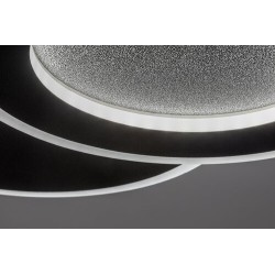 Lubinis šviestuvas Lureo LED 24W 3000-6500K CCT keičiama balta spalva (Juoda)