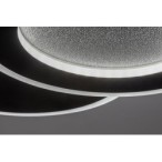 Lubinis šviestuvas Lureo LED 24W 3000-6500K CCT keičiama balta spalva (Juoda)
