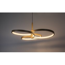 Pakabinamas šviestuvas Isidora LED 50W 3000-6500K CCT keičiama balta spalva (Rusva)
