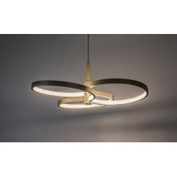 Pakabinamas šviestuvas Isidora LED 50W 3000-6500K CCT keičiama balta spalva (Rusva)