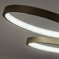 Pakabinamas šviestuvas Isidora LED 50W 3000-6500K CCT keičiama balta spalva (Rusva)