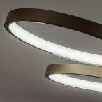 Pakabinamas šviestuvas Isidora LED 50W 3000-6500K CCT keičiama balta spalva (Rusva)