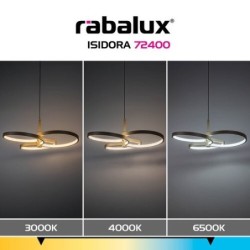 Pakabinamas šviestuvas Isidora LED 50W 3000-6500K CCT keičiama balta spalva (Rusva)