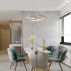 Pakabinamas šviestuvas Isidora LED 50W 3000-6500K CCT keičiama balta spalva (Rusva)