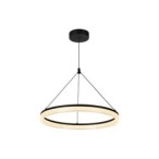 Pakabinamas šviestuvas Seraphiel LED 24W 3000-6500K CCT keičiama balta spalva (Juoda)