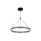 Pakabinamas šviestuvas Seraphiel LED 24W 3000-6500K CCT keičiama balta spalva (Juoda)
