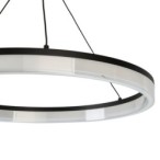 Pakabinamas šviestuvas Seraphiel LED 24W 3000-6500K CCT keičiama balta spalva (Juoda)