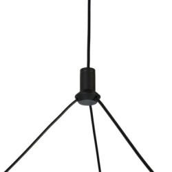 Pakabinamas šviestuvas Seraphiel LED 24W 3000-6500K CCT keičiama balta spalva (Juoda)