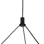 Pakabinamas šviestuvas Seraphiel LED 24W 3000-6500K CCT keičiama balta spalva (Juoda)