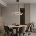 Pakabinamas šviestuvas Norael LED 24W 3000K Šilta balta (Juoda)