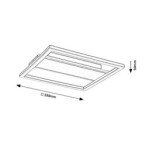 Lubinis šviestuvas Glavian LED 24W 4000K Neutrali balta (Rusva)