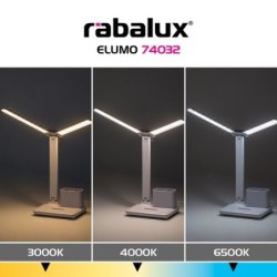 Stalinis šviestuvas Elumo LED 5W 3000, 4000, 6500K CCT keičiama balta spalva (Balta)