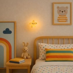 Vaikiškas šviestuvas Dreamies LED 2.7W 3000K Šilta balta (Geltona)