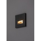Sieninis šviestuvas Lunca LED 1W 3000, 4500, 6500K CCT keičiama balta spalva (Juoda)