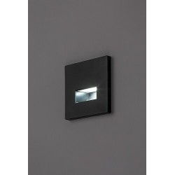 Sieninis šviestuvas Lunca LED 1W 3000, 4500, 6500K CCT keičiama balta spalva (Juoda)