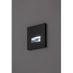 Sieninis šviestuvas Lunca LED 1W 3000, 4500, 6500K CCT keičiama balta spalva (Juoda)