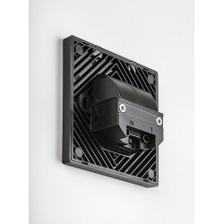 Sieninis šviestuvas Lunca LED 1W 3000, 4500, 6500K CCT keičiama balta spalva (Juoda)