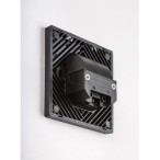 Sieninis šviestuvas Lunca LED 1W 3000, 4500, 6500K CCT keičiama balta spalva (Juoda)