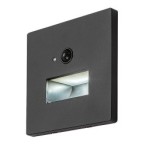 Sieninis šviestuvas Lunca LED 1W 3000, 4500, 6500K CCT keičiama balta spalva (Juoda)