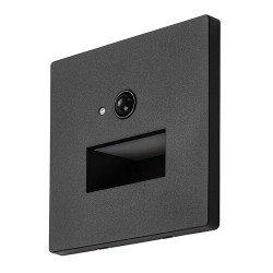 Sieninis šviestuvas Lunca LED 1W 3000, 4500, 6500K CCT keičiama balta spalva (Juoda)