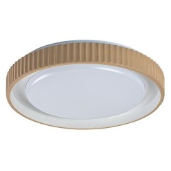 Lubinis šviestuvas Pastello LED 48W 3000-6500K CCT keičiama balta spalva (Rusva)