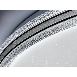 Lubinis šviestuvas Monira LED 34W 3000-6500K CCT keičiama balta spalva (Juoda)