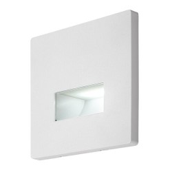 Sieninis šviestuvas Lunca LED 1W 3000, 4500, 6500K CCT keičiama balta spalva (Balta)
