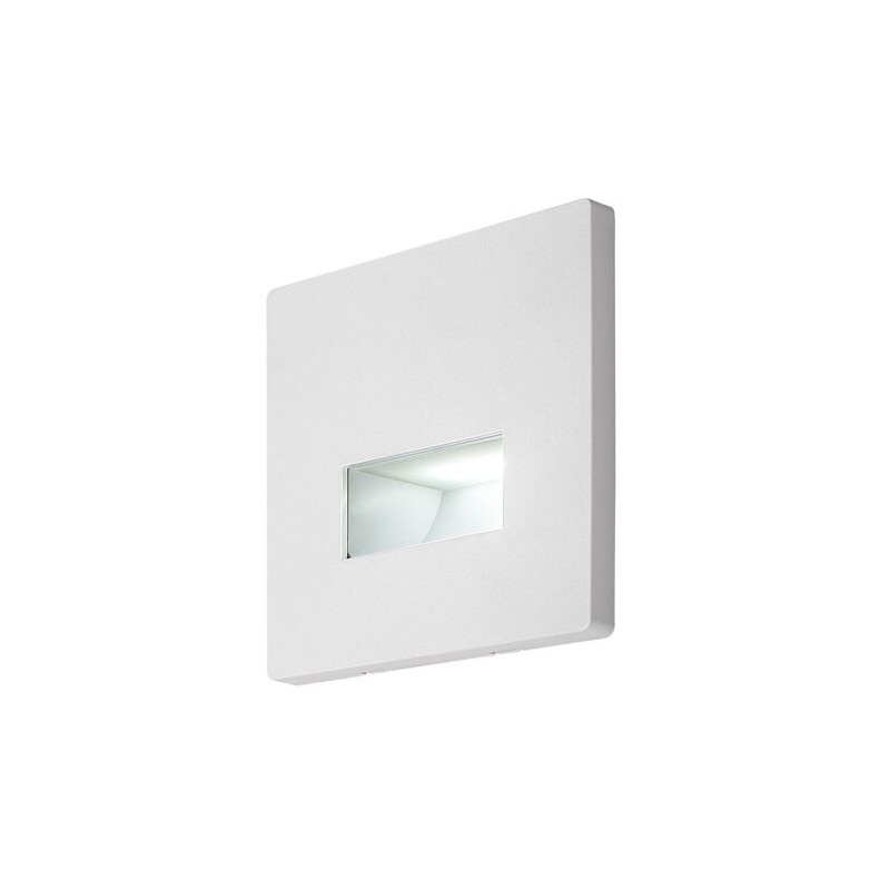 Sieninis šviestuvas Lunca LED 1W 3000, 4500, 6500K CCT keičiama balta spalva (Balta)