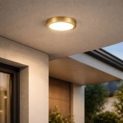Lubinis lauko šviestuvas Shaun Plus LED 24W 4000K Neutrali balta (Aukso)