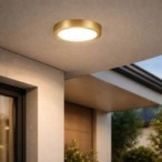 Lubinis lauko šviestuvas Shaun Plus LED 30W 4000K Neutrali balta (Aukso)